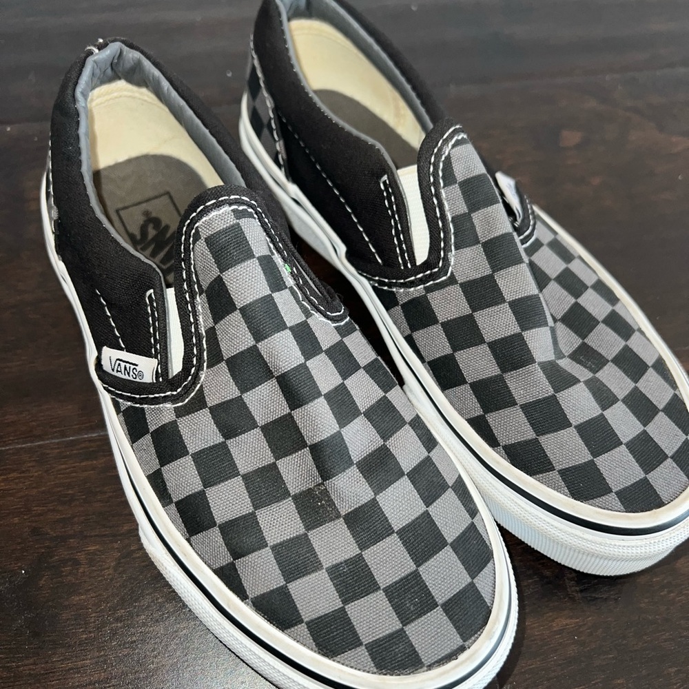 Kids Vans Checkered Slip-On Shoes - Picture 3 of 8